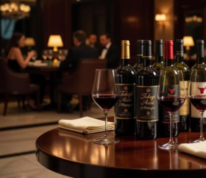 Curated selection of Hungarian wines displayed in warm light at Dish Corneer.